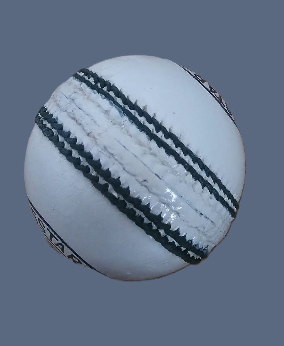 White Leather Cricket Balls  | Durable Hand-Stitched Balls