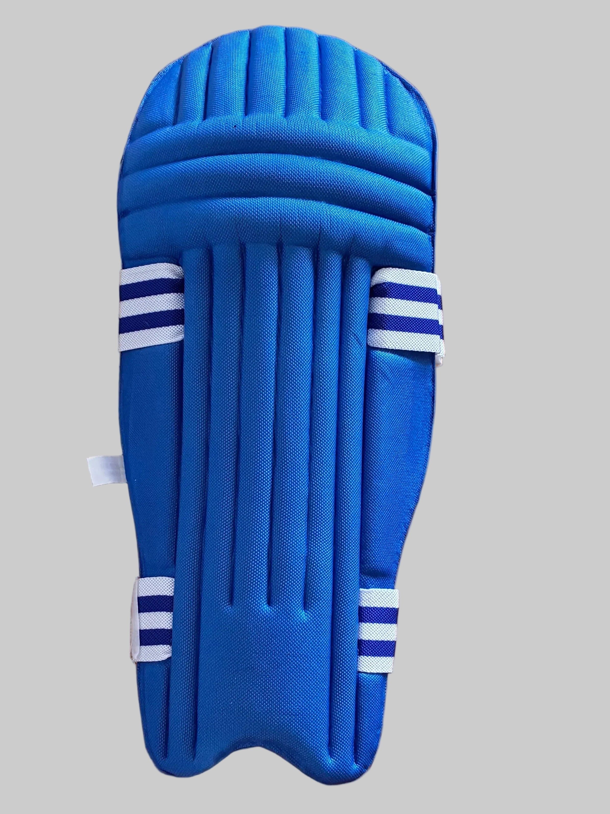 Molded Cricket Leg Guard for Boys (Blue) | Lightweight Junior Batting Pads |