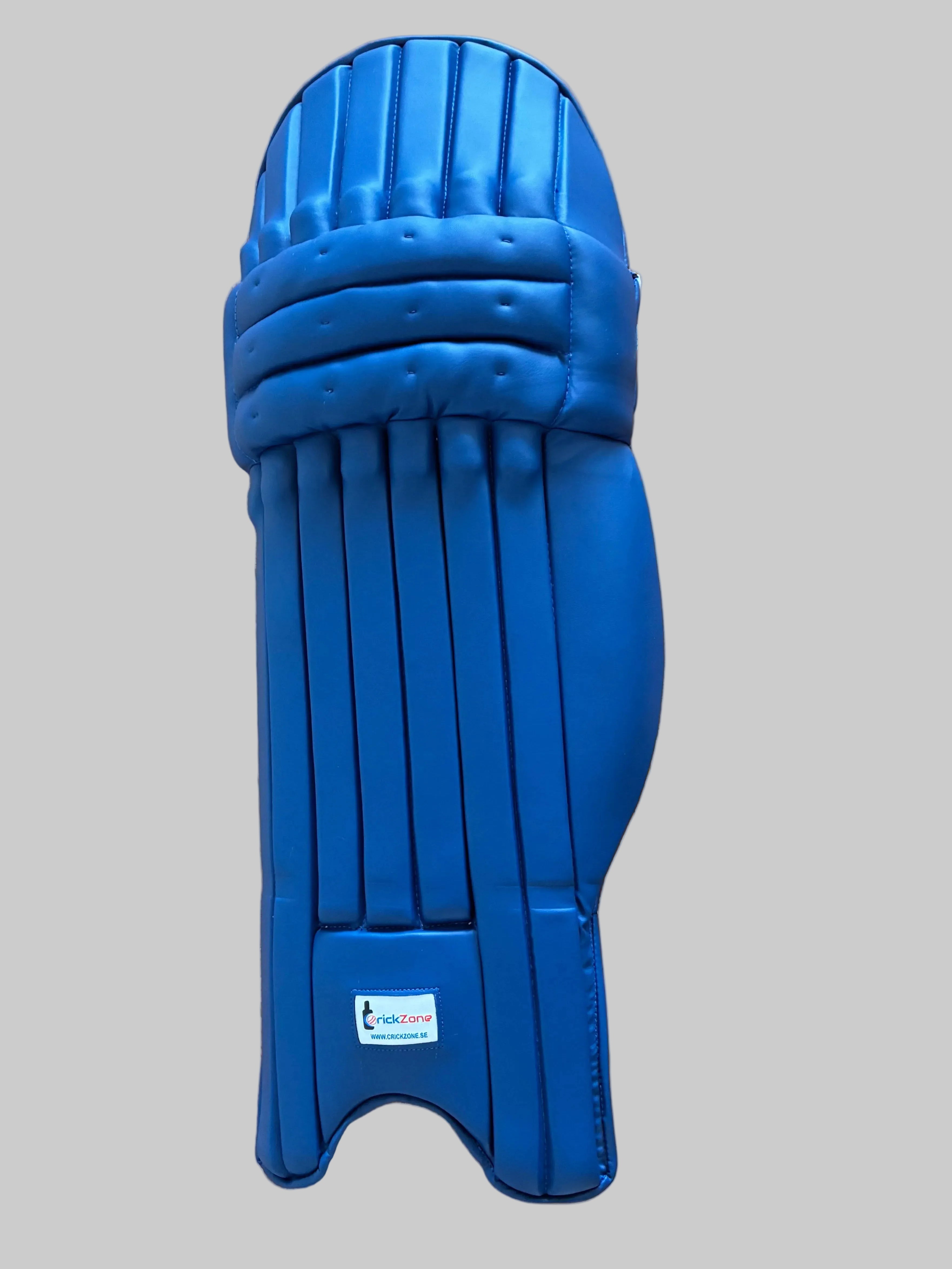 CrickZone Men’s Right-Hand Batting Legguard (Blue) | Lightweight Cricket Pads