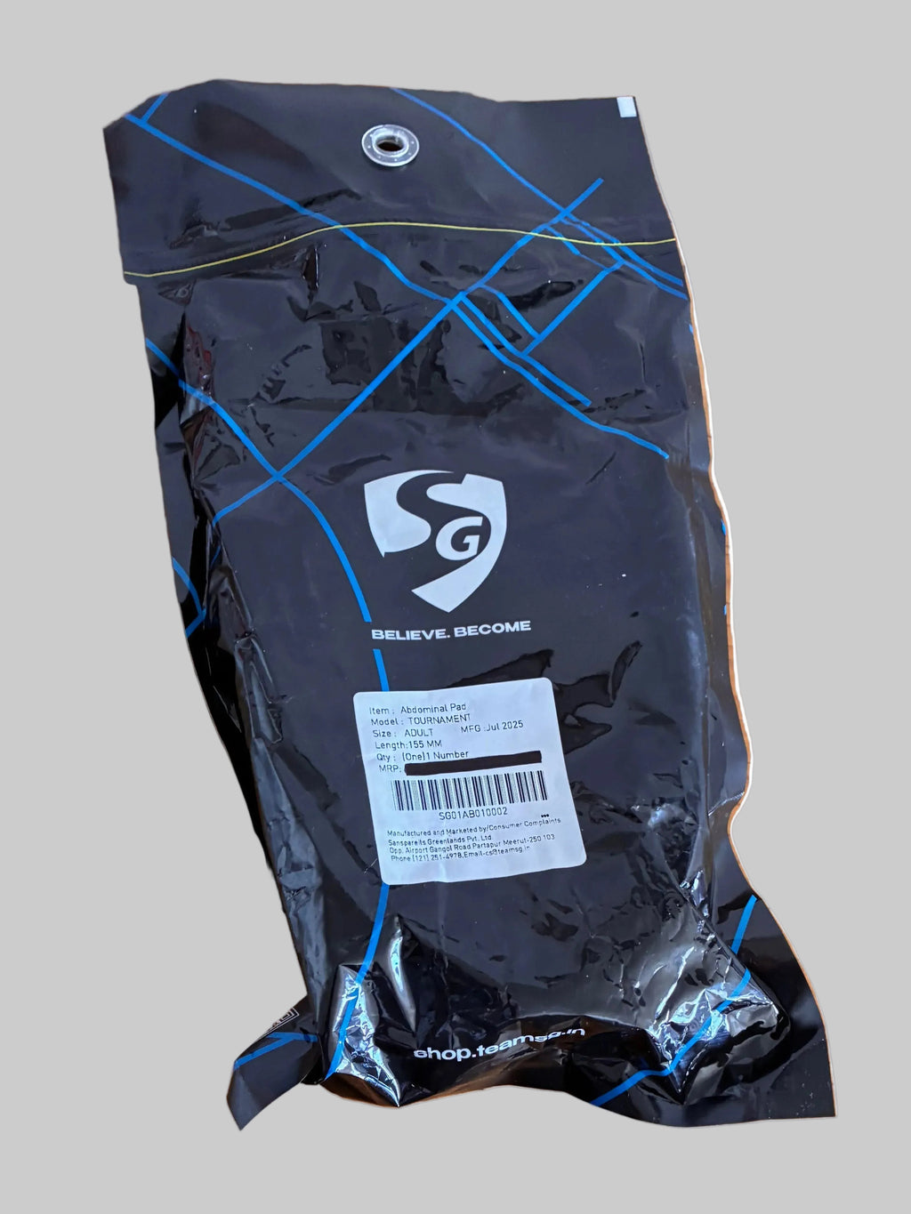 SG Boys Abdominal Guard (Box) | Lightweight Cricket Protection Gear