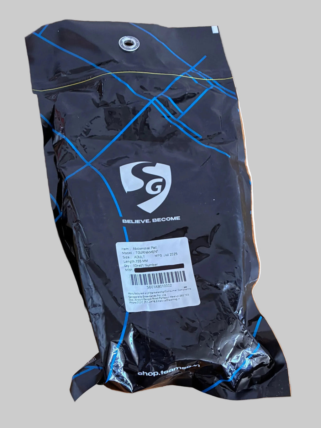 SG Men’s Abdominal Guard (Box) | High Protection Cricket Gear