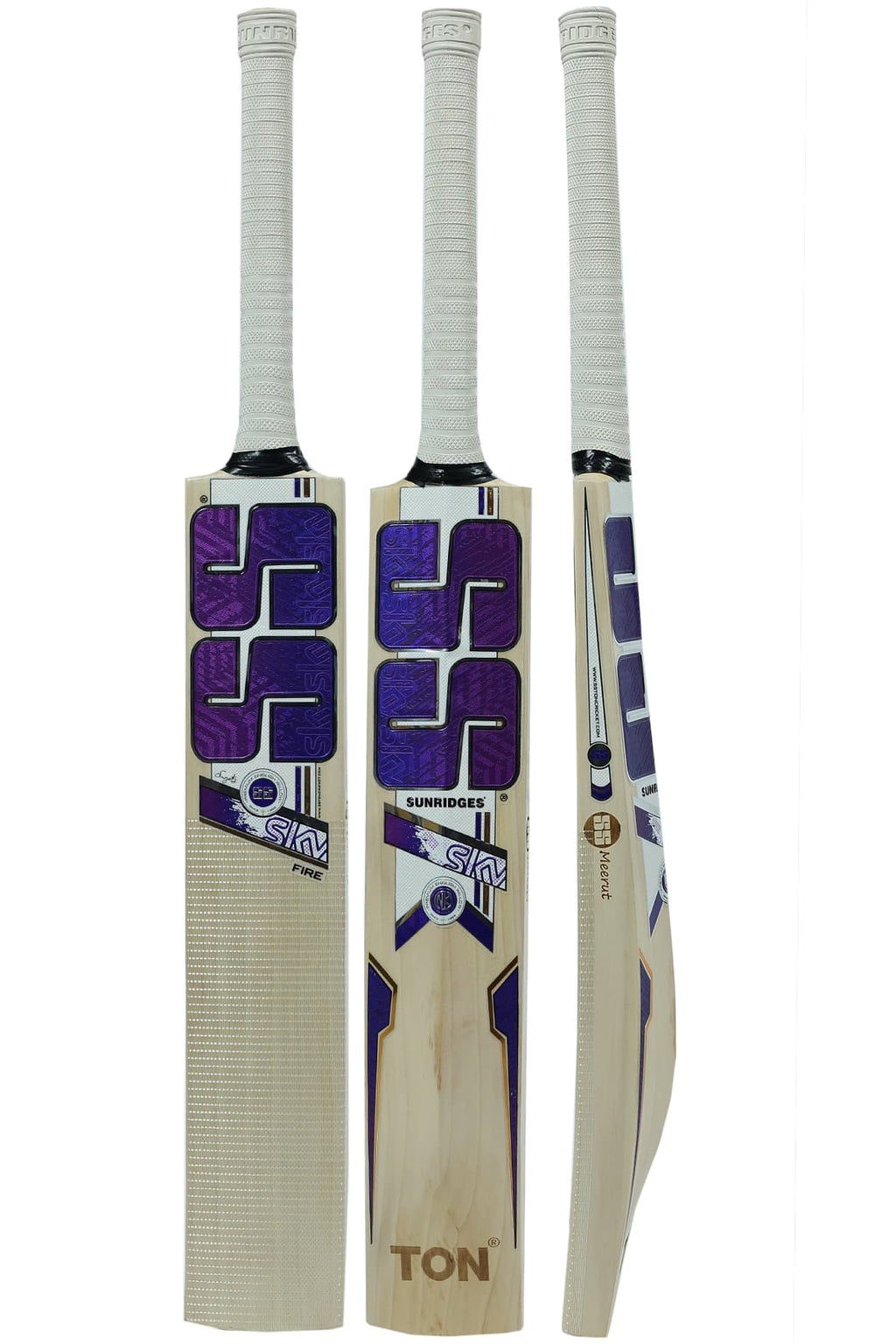 SS Sky Fire English Willow Cricket Bat Size 6 | Lightweight Junior Bat