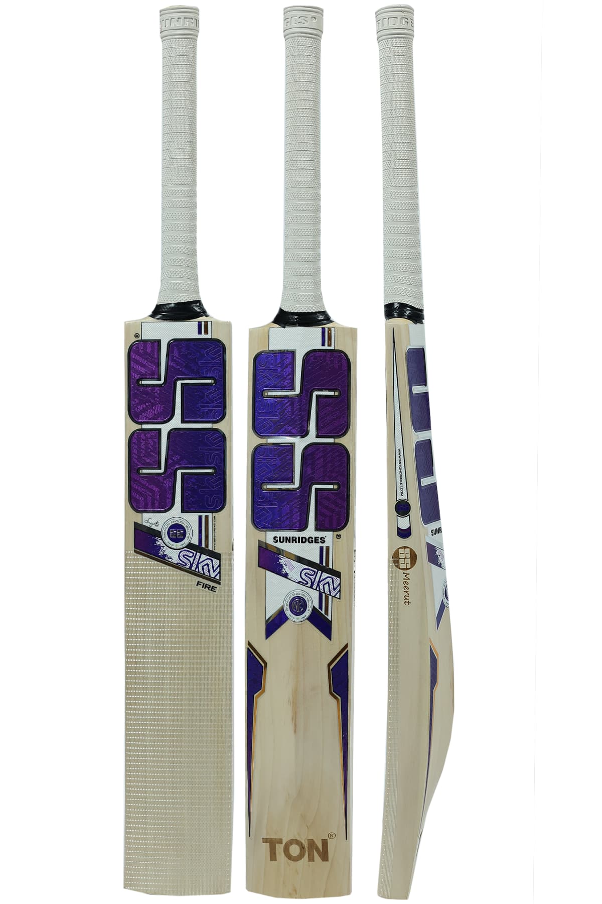 SS Sky Fire English Willow Cricket Bat Size 6 | Lightweight Junior Bat