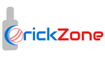 Logo of 'CrickZone' with a stylized phone icon on a white background